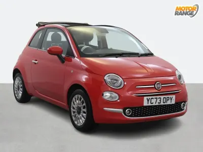 Used Fiat 500 70 HP (51 kW) 2023 Orange Cabriolet