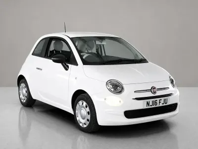Used Fiat 500 Pop 69 HP (50 kW) 2016 White Hatchback