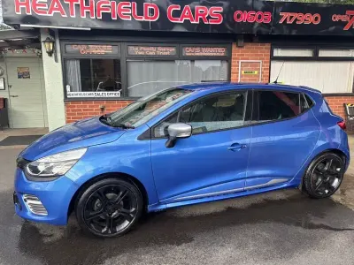 Used Renault Clio GT-Line 120 HP (88 kW) 2015 Blue Hatchback