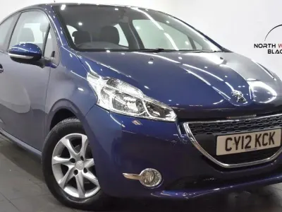 Used Peugeot 208 Active 82 HP (60 kW) 2012 Blue Hatchback