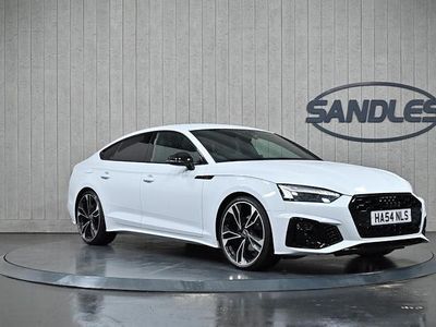 Used Audi A5 Sportback Black Edition 150 HP (110 kW) 2023 White Hatchback