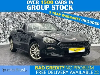 Używany Fiat 124 Spider Classica 140 KM (102 kW) 2018 Czarny Kabriolet