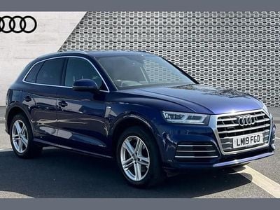 Used Audi Q5 S-Line 190 HP (139 kW) 2019 Blue SUV