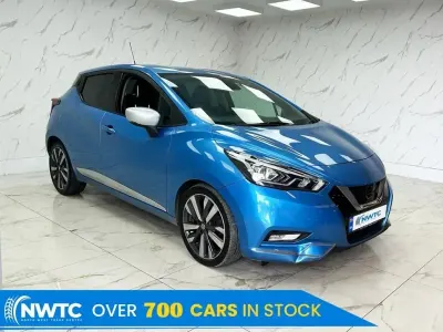 Używany Nissan Micra S 90 KM (66 kW) 2017 Niebieski Hatchback