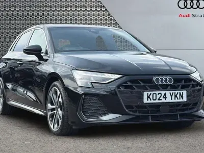 Used Audi A3 Sportback S-Line 116 HP (85 kW) 2024 Black Hatchback