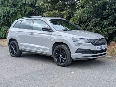 Used Skoda Karoq SportLine 150 HP (110 kW) 2019 Grey SUV