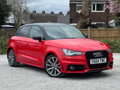Begagnad Audi A1 Sportback S-Line 105 HK (77 kW) 2014 Röd Halvkombi