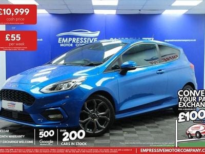 Used Ford Fiesta ST-Line 140 HP (102 kW) 2019 Blue Hatchback
