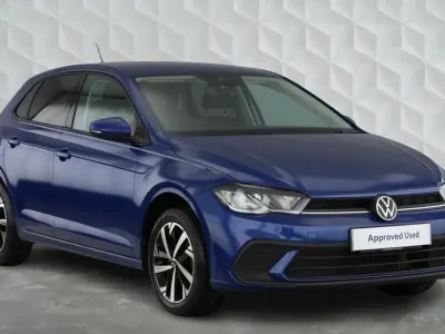 Used VW Polo Match 95 HP (69 kW) 2024 Blue Hatchback