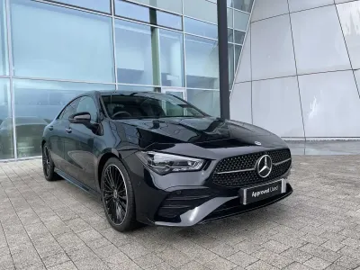 Used Mercedes CLA200 AMG Line Premium Plus 163 HP (119 kW) 2025 Black Coupe