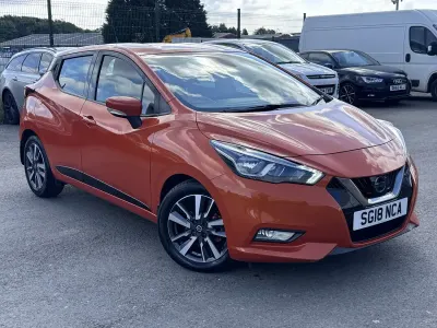 Used Nissan Micra Acenta Limited Edition 2018 Orange Hatchback