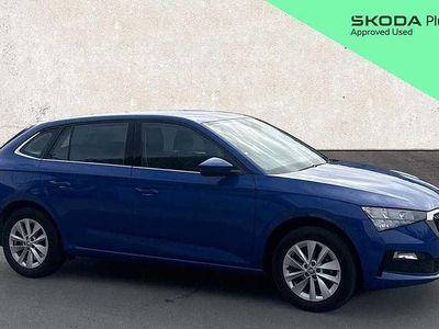 Used Skoda Scala SE Technology 95 HP (69 kW) 2023 Blue Hatchback