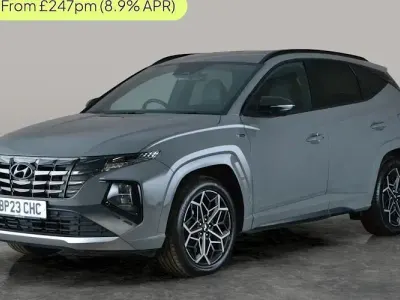 Usado Hyundai Tucson N Line 265 CV (194 kW) 2023 Gris SUV