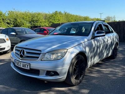Begagnad Mercedes C220 SE 2008 Silver Sedan