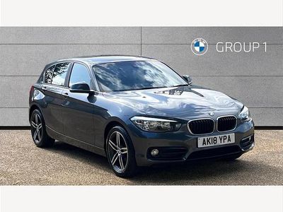 Used BMW 118 Sport Line 136 HP (100 kW) 2018 Grey Hatchback