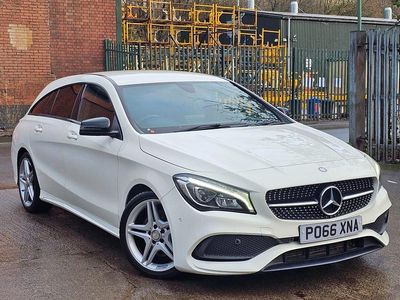 White Used 2016 Mercedes CLA220 Shooting Brake AMG line Estate | £12,995 (Fair price)