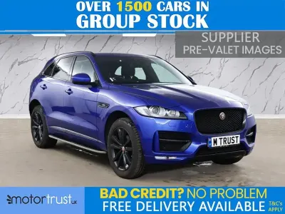 Used Jaguar F-Pace R-Sport 180 HP (132 kW) 2018 Blue SUV
