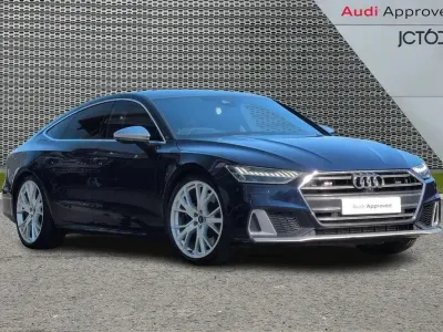 Used Audi S7 Design 344 HP (253 kW) 2019 Blue Hatchback