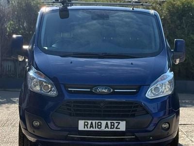 Used Ford Transit Custom Limited 130 HP (95 kW) 2018 Blue Van