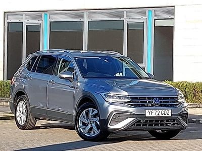 Silver Used 2022 VW Tiguan Allspace Life SUV | £23,498 (Fair price)