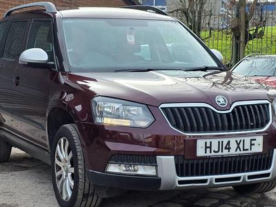 Used Skoda Yeti SE 105 HP (77 kW) 2014 Maroon SUV