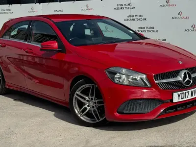 Used Mercedes A160 Executive 102 HP (75 kW) 2017 Red Hatchback