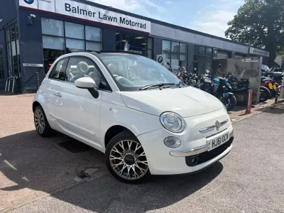Used Fiat 500C Lounge 2011 White Cabriolet