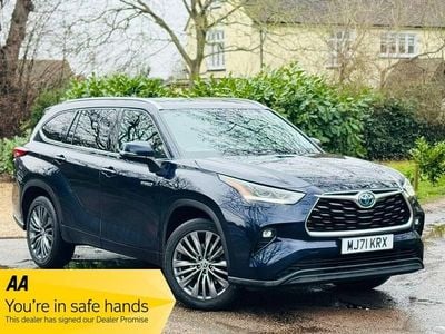 Used Toyota Highlander 248 HP (182 kW) 2021 Blue SUV