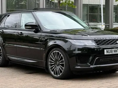 Używany Land Rover Range Rover Sport Autobiography Dynamic 2018 Czarny SUV