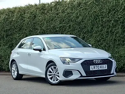 Used Audi A3 150 HP (110 kW) 2020 White Sedan