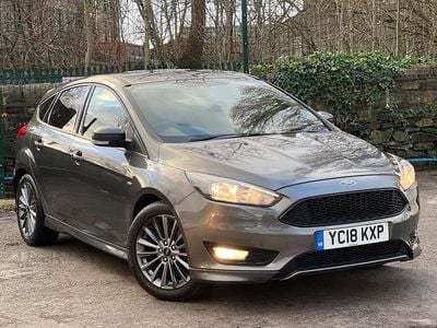 Grey Used 2018 Ford Focus ST-Line Hatchback | £6,350 (Good price)
