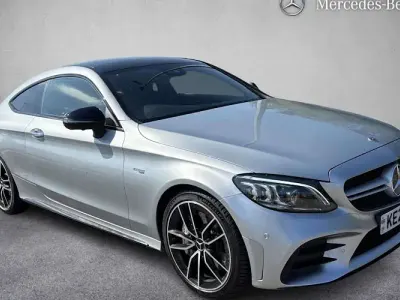 Used Mercedes C43 AMG Premium Plus 390 HP (286 kW) 2023 Silver Coupe