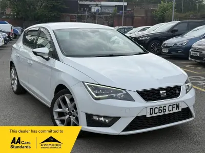 Used Seat Leon FR 125 HP (91 kW) 2016 White Hatchback