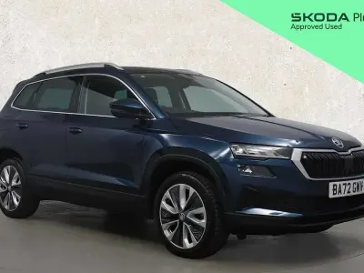 Used Skoda Karoq SE L 150 HP (110 kW) 2022 Blue SUV