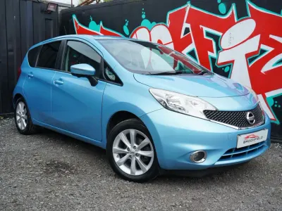 Begagnad Nissan Note S 98 HK (72 kW) 2015 Blå Halvkombi