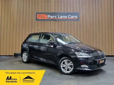 Used Skoda Fabia SE 75 HP (55 kW) 2018 Black Hatchback