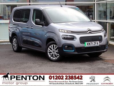 used Citroën e-Berlingo 50KWH FEEL XL MPV AUTO 5DR (7.4KW CHARGER) ELECTRIC FROM 2021 FROM CHRISTCHURCH (BH23 3PY) | SPOTICAR