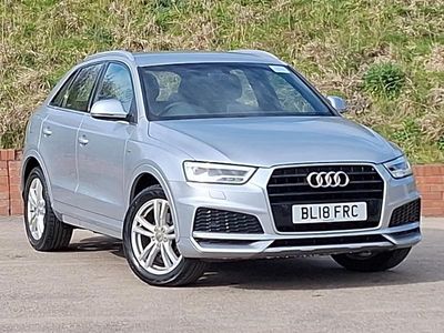 Used Audi Q3 S-Line 150 HP (110 kW) 2018 Silver SUV