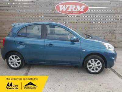 Used Nissan Micra Acenta 80 HP (58 kW) 2015 Blue Hatchback