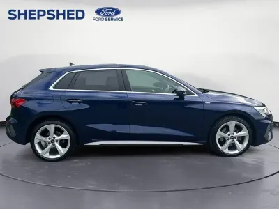 Used Audi A3 Sportback S-Line 204 HP (150 kW) 2023 Blue Hatchback