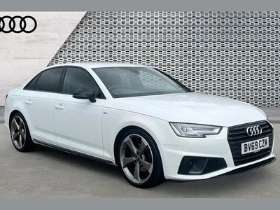 Used Audi A4 Black Edition 150 HP (110 kW) 2019 White Sedan
