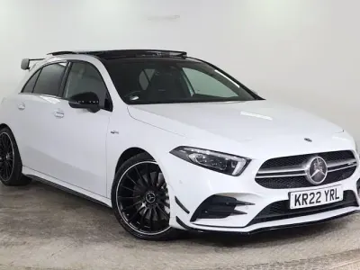 Used Mercedes A35 AMG Premium Plus 306 HP (225 kW) 2022 White Hatchback