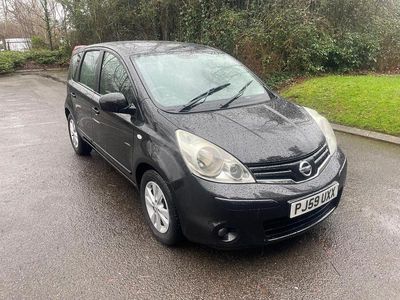 Used Nissan Note Acenta 110 HP (80 kW) 2009 Black Hatchback