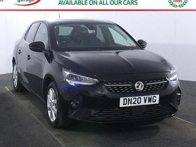 Used Vauxhall Corsa Elite 101 HP (74 kW) 2020 Black Hatchback
