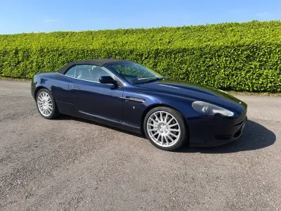 Used Aston Martin DB9 456 HP (335 kW) 2006 Blue Cabriolet