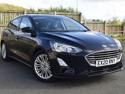 Begagnad Ford Focus Titanium X 125 HK (91 kW) 2020 Svart Halvkombi