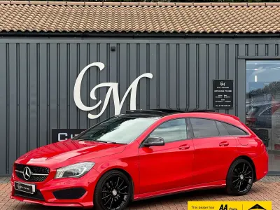 Used Mercedes CLA220 AMG 177 HP (130 kW) 2016 Red Coupe