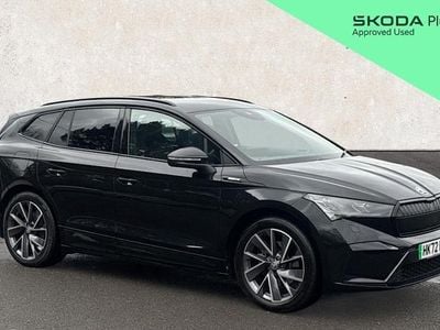 Black Used 2022 Skoda Enyaq iV SportLine SUV | £24,251 (Fair price)