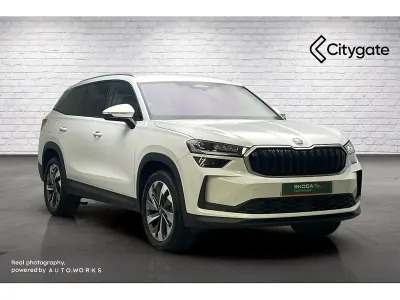 Used Skoda Kodiaq SE L 110 HP (80 kW) 2025 Moon white metallic SUV
