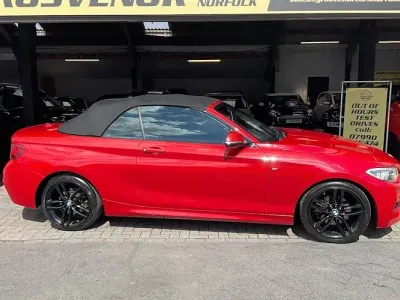 Usado BMW 220 M Sport 184 CV (135 kW) 2015 Rojo Descapotable